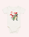 SANTA DINOSAUR ONE PIECE OR T SHIRT