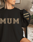 Mum Leopard Hoodie Sweat , Mother’s Day gift, Mothers day shirts