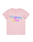 BIRTHDAY GIRL RAINBOW T-SHIRT