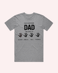 ADULT DAD AND KID'S NAME T SHIRT- Personalised