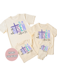 EASTER HE IS RISEN TSHIRT FAMILY MATCHING