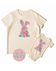 BUNNY EASTER COQUETTE TSHIRT FAMILY MATCHING