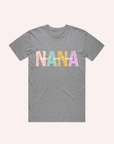 ADULT NANA AND KID'S NAME T-SHIRT- Personalised