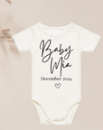 Custom Announcement Baby One Piece