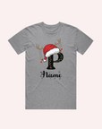 ADULT CHRISTMAS T-SHIRT NAME- personalised