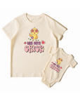 ONE CUTE CHICK FAMILY T SHIRT MATCHING