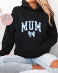 Mum Chinoiserie Coquette Bow Hoodie Sweat Mother’s Day gift, Mothers day shirts