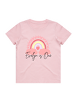 ONE FIRST BIRTHDAY RAINBOW T-SHIRT CUSTOM