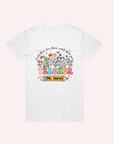 ADULT WILDFLOWERS T-SHIRT TEACHER NAME- Personalised