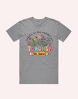 ADULT WILDFLOWERS T-SHIRT TEACHER NAME- Personalised
