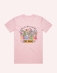 ADULT WILDFLOWERS T-SHIRT TEACHER NAME- Personalised