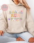Mum Floral Hoodie Sweat Mother’s Day gift, Mothers day shirts