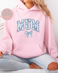 Mum Chinoiserie Coquette Bow Hoodie Sweat Mother’s Day gift, Mothers day shirts
