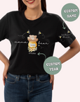 ADULT MAMA BEAR KID'S NAME ON SLEEVE- Personalised Mother’s Day gift, Mothers day shirts