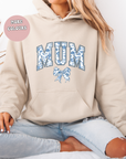 Mum Chinoiserie Coquette Bow Hoodie Sweat Mother’s Day gift, Mothers day shirts