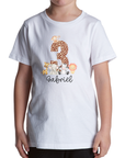 Animals Safari T-Shirt Birthday- Personalised