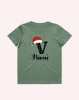 CUSTOM CHRISTMAS UNISEX T-SHIRT WITH NAME