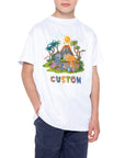 Dinosaurs T-Shirt One Piece - Personalised