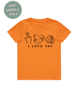 AUSLAN I LOVE YOU TSHIRT HARMONY DAY
