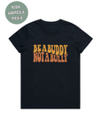 BE A BUDDY NOT A BULLY WAVE LETTER T-SHIRT