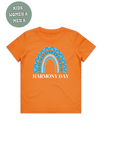 HARMONY DAY BLUE RAINBOW T-SHIRT
