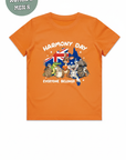 AUSTRALIAN ANIMALS TSHIRT HARMONY DAY