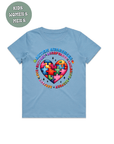 AUTISM AWARENESS TSHIRT- puzzel heart