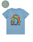 AUTISM AWARENESS TSHIRT- in april we wear blue