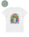 AUTISM AWARENESS TSHIRT- in april we wear blue