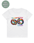 AUTISM AWARENESS TSHIRT- love need no words butterfly
