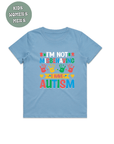 AUTISM AWARENESS TSHIRT- I'm not misbehaving i have autism