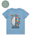 AUTISM AWARENESS TSHIRT- no flaw in the code different operating system