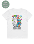 AUTISM AWARENESS TSHIRT- no flaw in the code different operating system