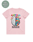 AUTISM AWARENESS TSHIRT- no flaw in the code different operating system