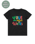 AUTISM AWARENESS TSHIRT- Love need no words