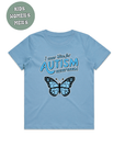 AUTISM AWARENESS TSHIRT- I wear blue for autism awareness
