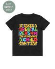 AUTISM AWARENESS TSHIRT- It's takes a special person to hear what a child can't say
