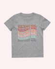 RETRO BIRTHDAY GIRL TEE/ ONE PIECE