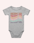 RETRO BIRTHDAY GIRL TEE/ ONE PIECE