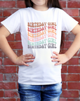 RETRO BIRTHDAY GIRL TEE/ ONE PIECE