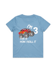 custom age boy t shirt monster truck birthday australia