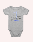 Blue Age Name T-Shirt One Piece - Personalised