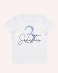Blue Age Name T-Shirt One Piece - Personalised