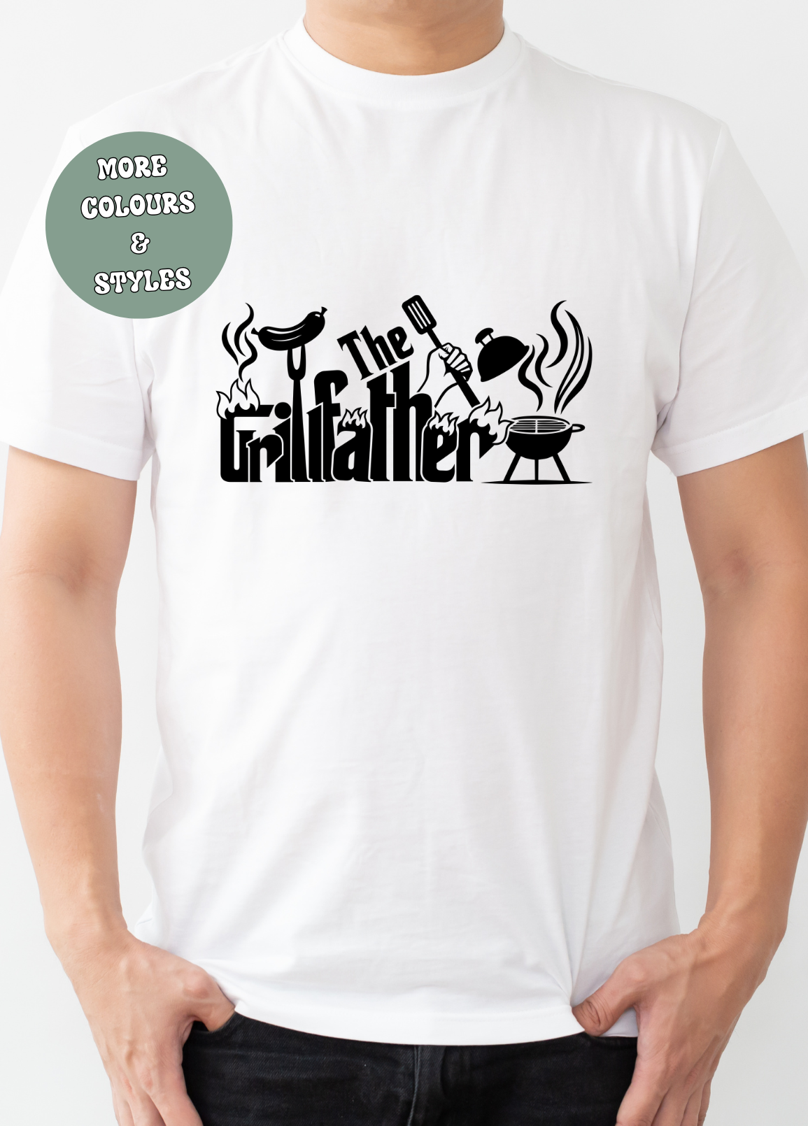 Father’s Day  T-shirt Hoodie Crewneck - The grill father