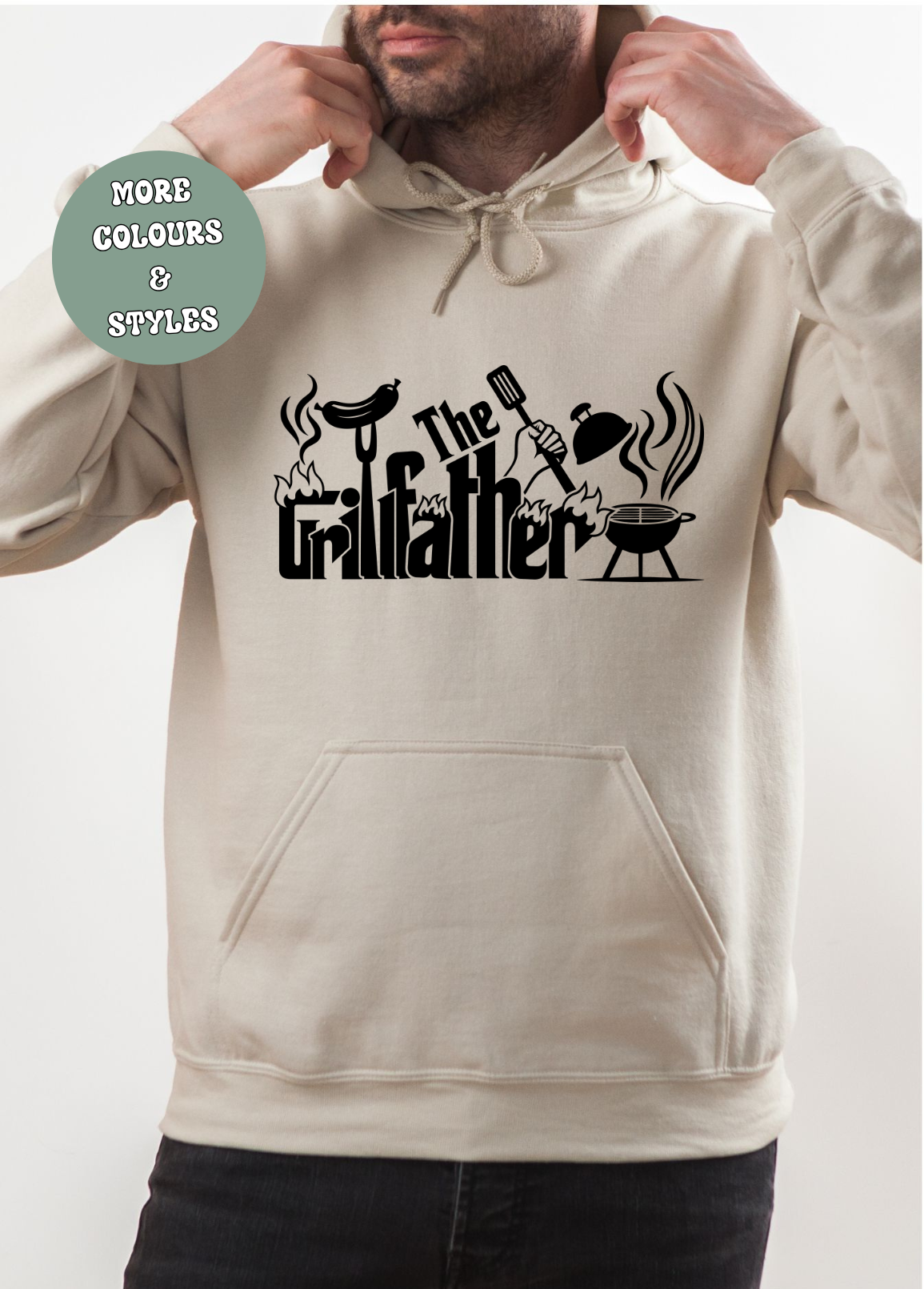 Father’s Day  T-shirt Hoodie Crewneck - The grill father