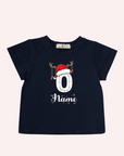 CUSTOM CHRISTMAS GIRL T-SHIRT WITH NAME