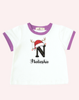 CUSTOM CHRISTMAS GIRL T-SHIRT WITH NAME