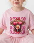 HIGHLAND COW PINK XOXO VALENTINE'S DAY TSHIRT (more colours and styles)