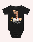 Animals Safari T-Shirt Birthday- Personalised
