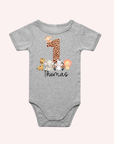 Animals Safari T-Shirt Birthday- Personalised
